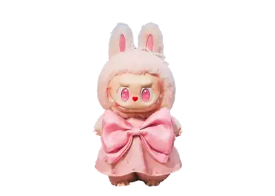 Beli Pop Mart Labubu Mokoko Close to Sweet Pink Pendant