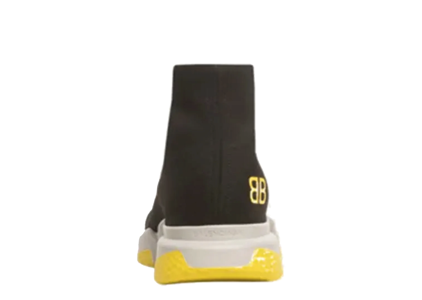 Balenciaga Speed Trainer - Black/Yellow Speed trainers Balenciaga Yellow size 37 EU in Polyester  main image 4