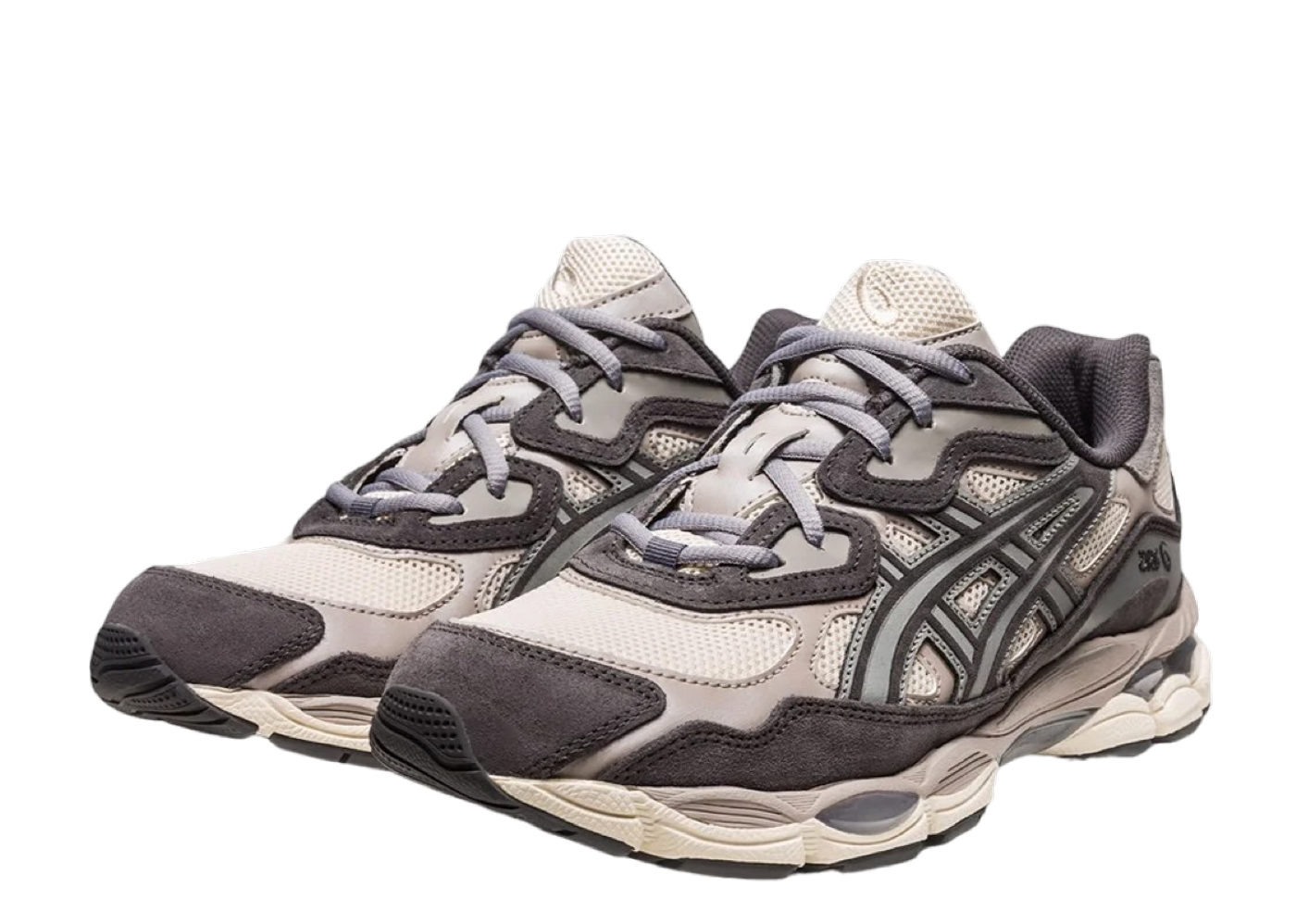 Beli ASICS Gel-NYC Oatmeal Obsidian Grey | Kick Avenue