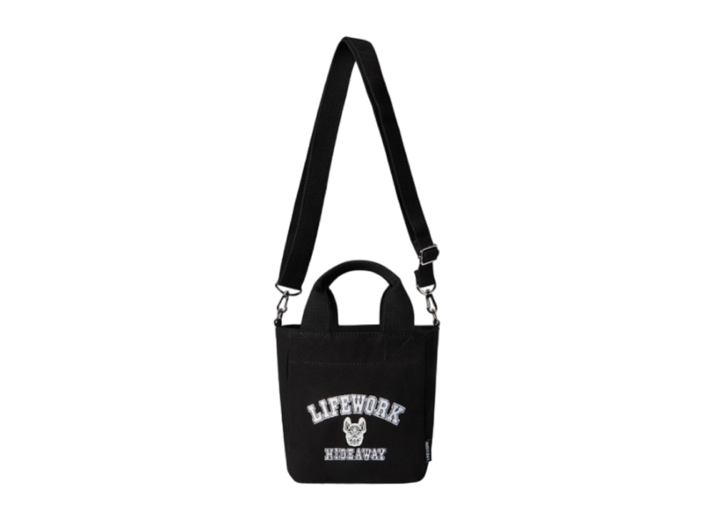 Beli Lifework Arch Logo Canvas 2way Mini Tote Bag Black