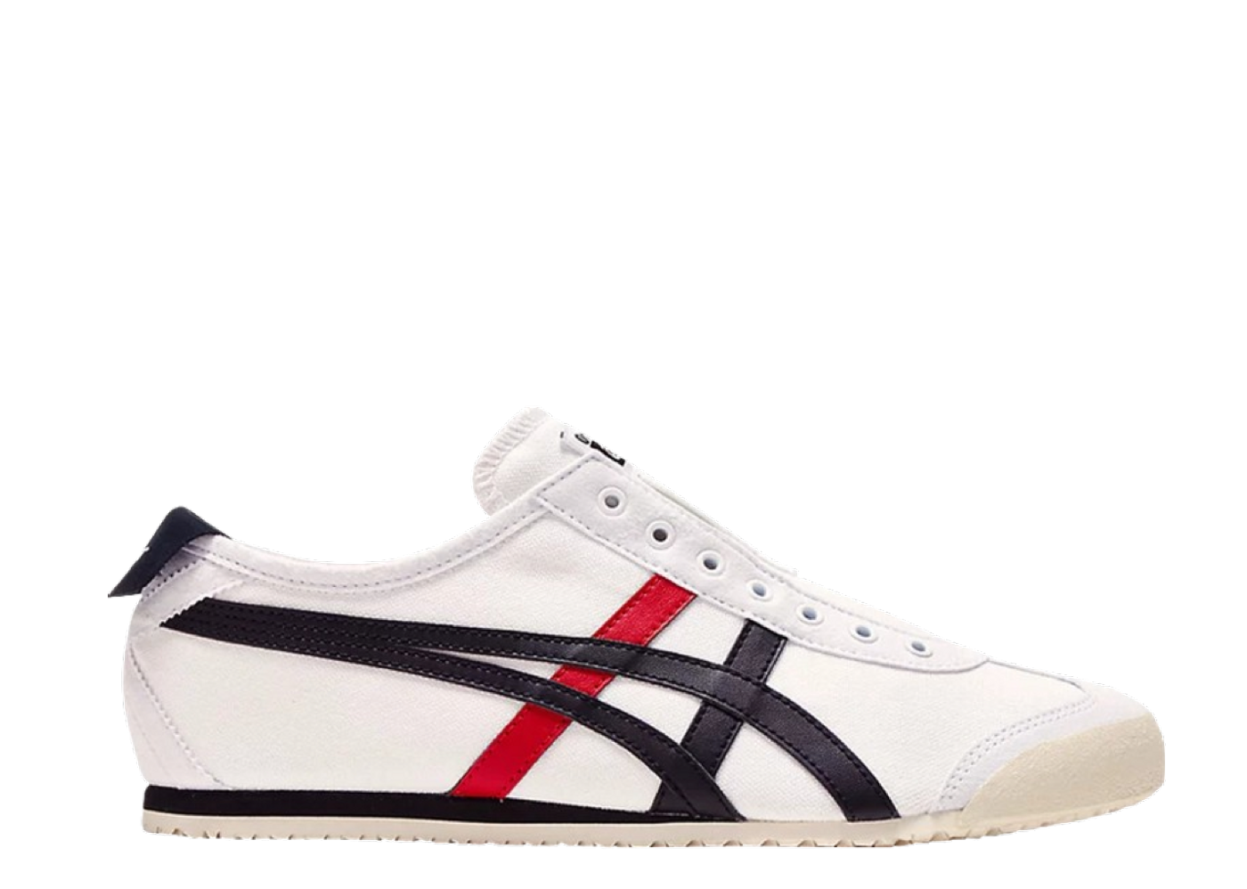 Beli Onitsuka Tiger Mexico 66 Slip-On White Black Red | Kick