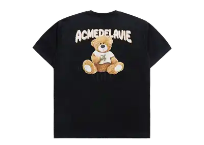 Beli Acme De La Vie Basic Logo Pigment Washing T-Shirt Navy