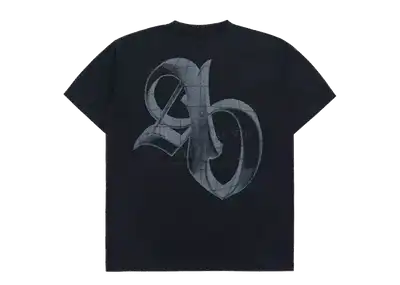 Beli Acme De La Vie Basic Logo Pigment Washing T-Shirt Navy