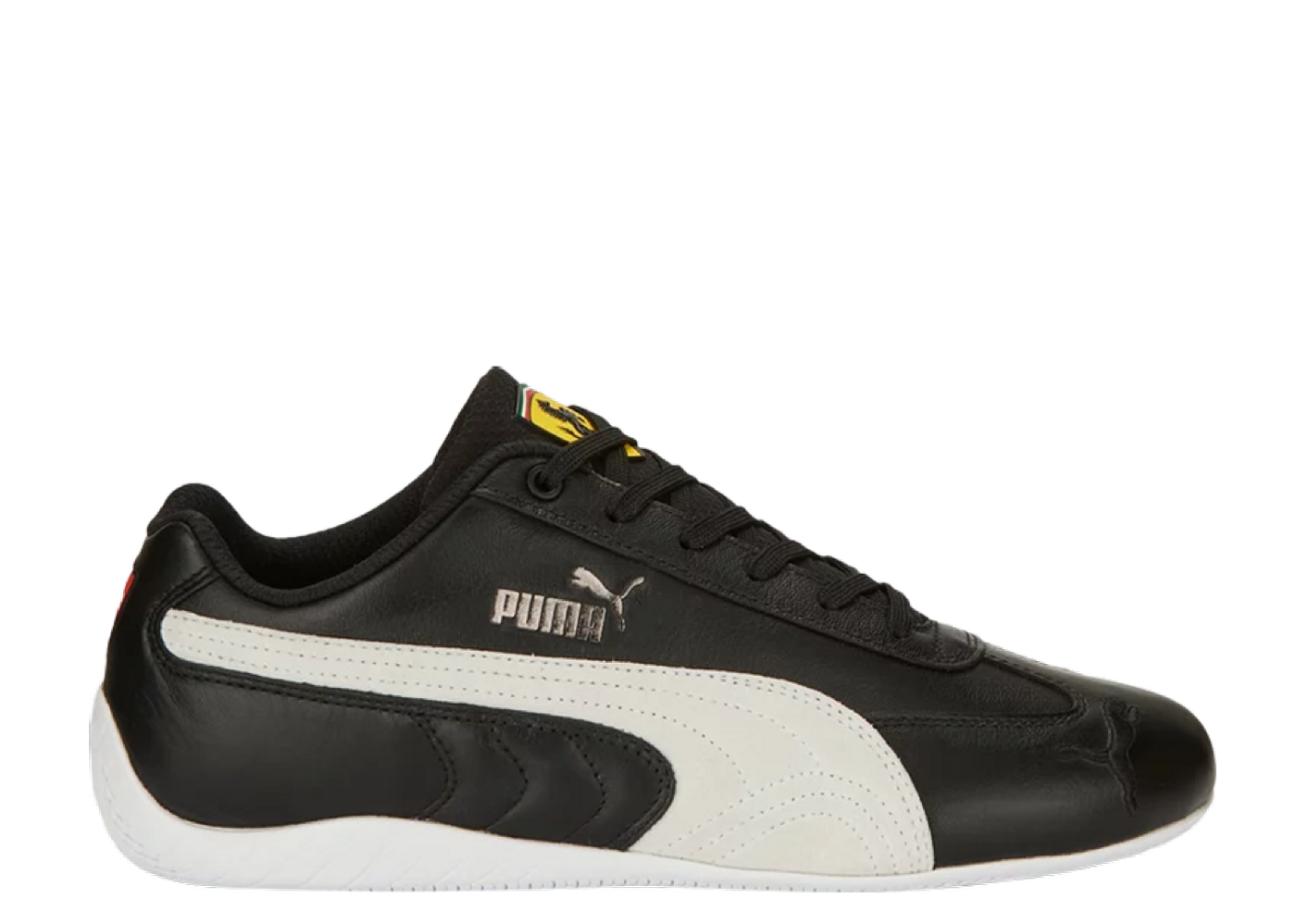 PUMA x Scuderia Ferrari ☆ Tune Cat 'Black White' Scuderia Ferrari Tune Cat Men's Driving Shoes | PUMA