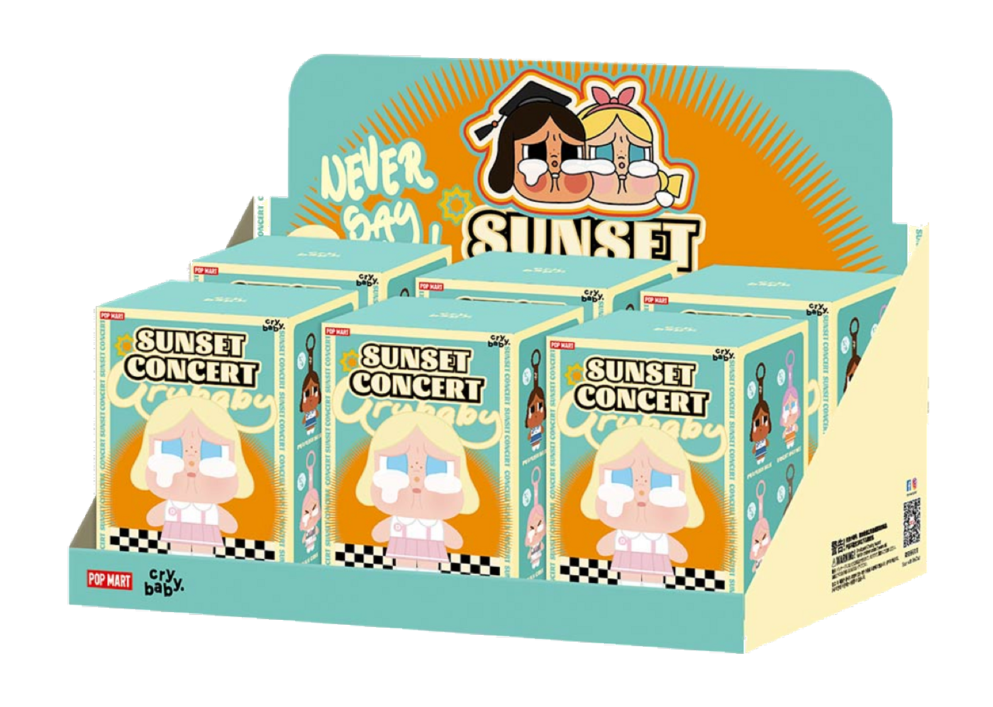 【即日発送】POPMART CRYBABY Sunset Concert POP NOW:CRYBABY Sunset Concert Series-Plush Pendant Blind