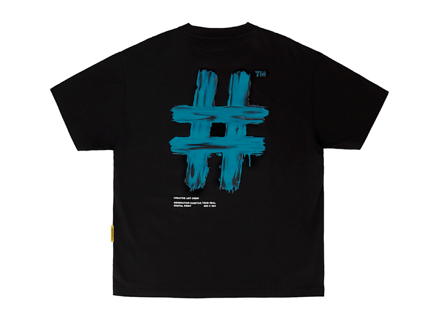 Beli Beentrill Painting 1 Hashtag T-Shirt Black | Kick Avenue