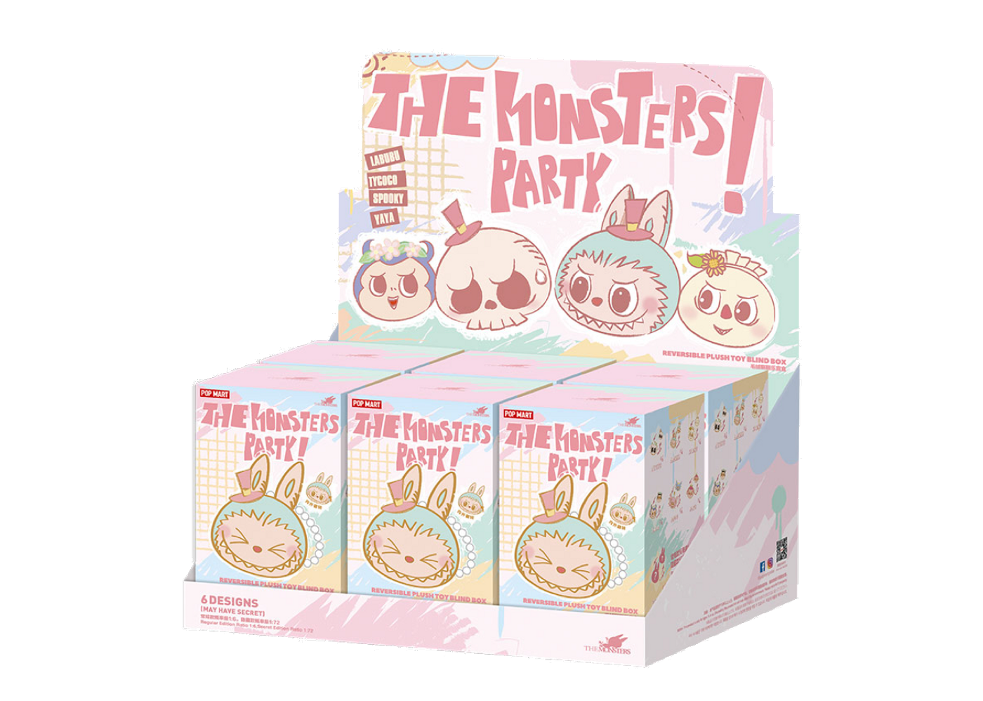 Beli Pop Mart Labubu The Monster Party Series Reversible Plush