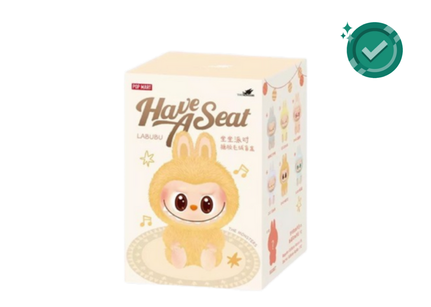 アイドル THE MONSTERSHave a Seat 1box POP MART: THE MONSTERS Have A Seat Vinyl Face - 1 Blind Box