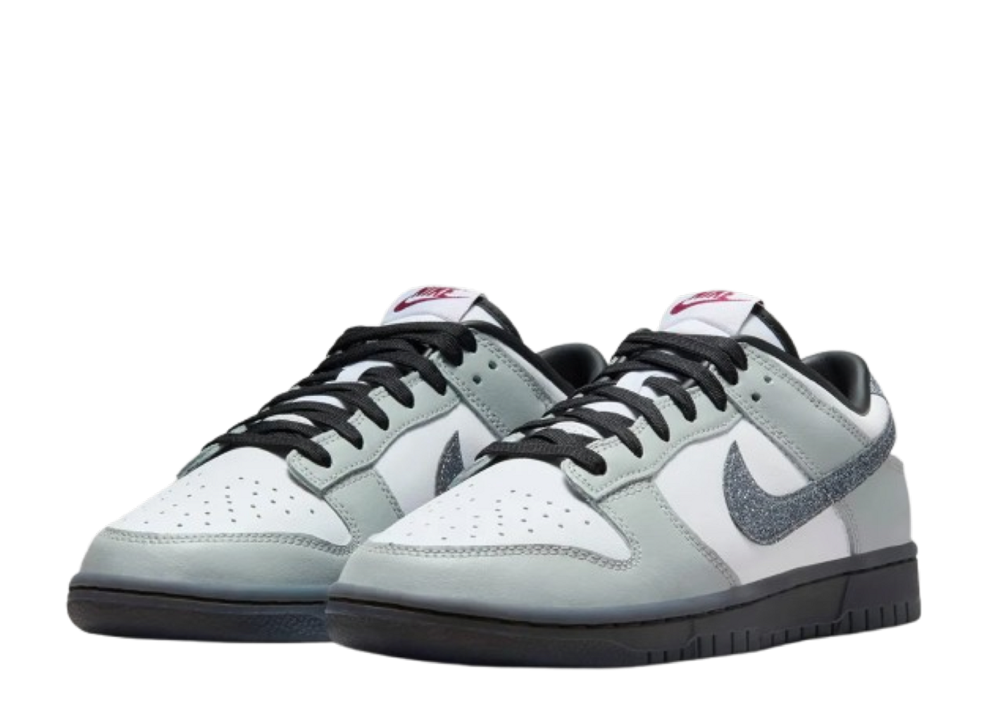 Beli Nike Dunk Low LX Glitter Swoosh White Light Smoke Grey