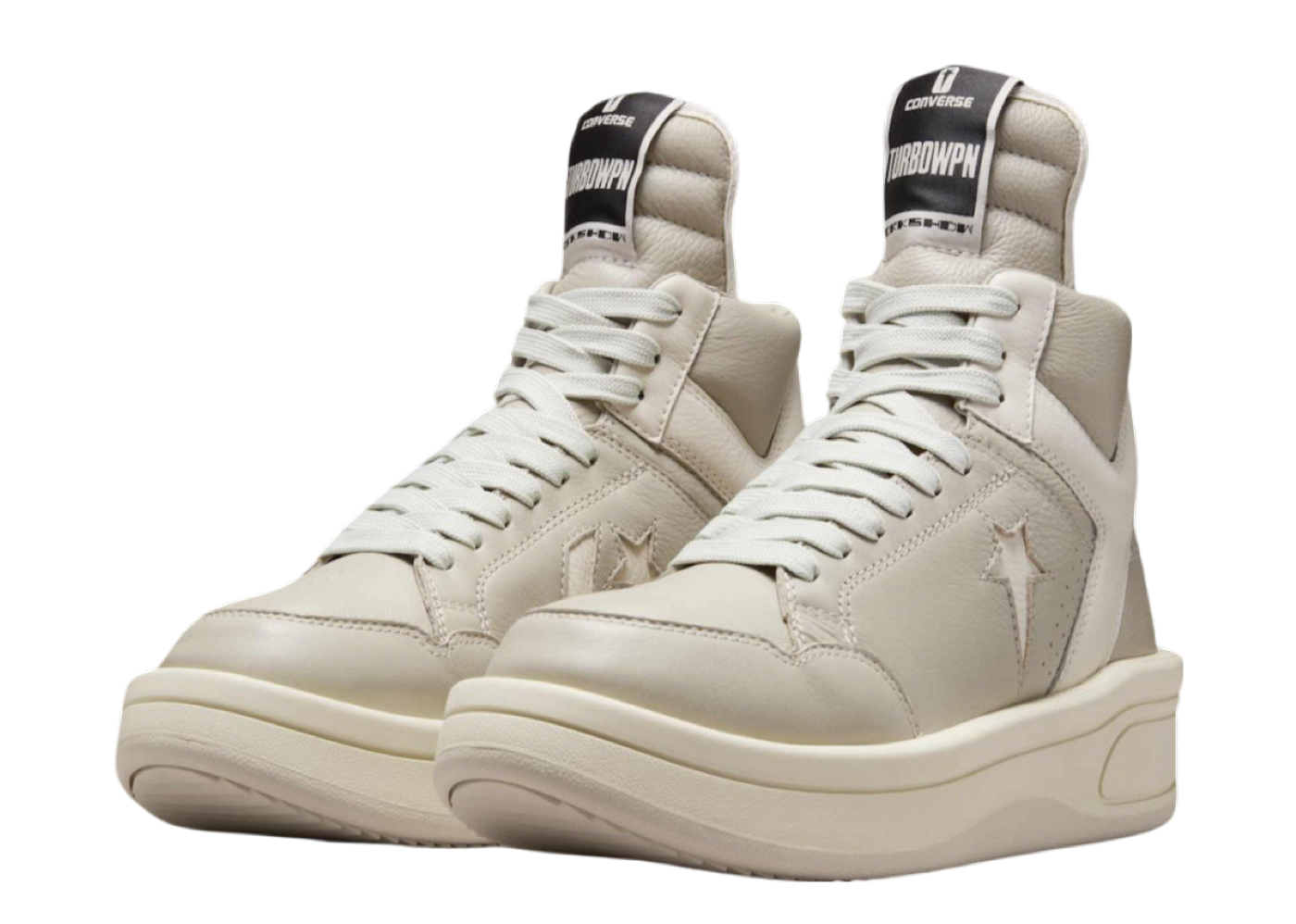 Beli Converse TURBOWPN Mid Rick Owens DRKSHDW Oyster White