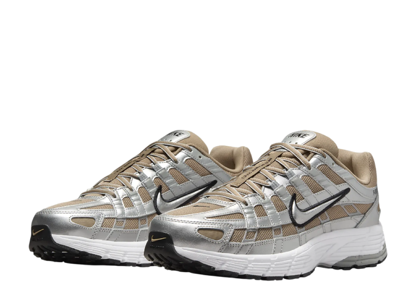 Beli Nike P-6000 Khaki Metallic Platinum | Kick Avenue