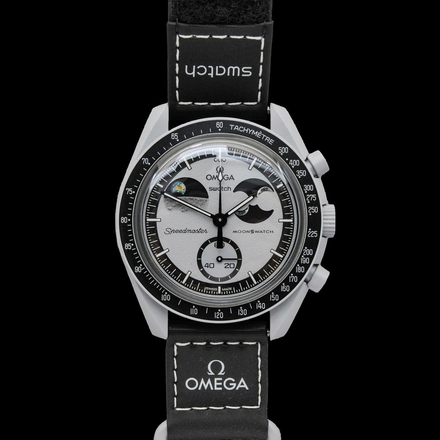 Beli Swatch X Omega Bioceramic Moonswatch Mission To