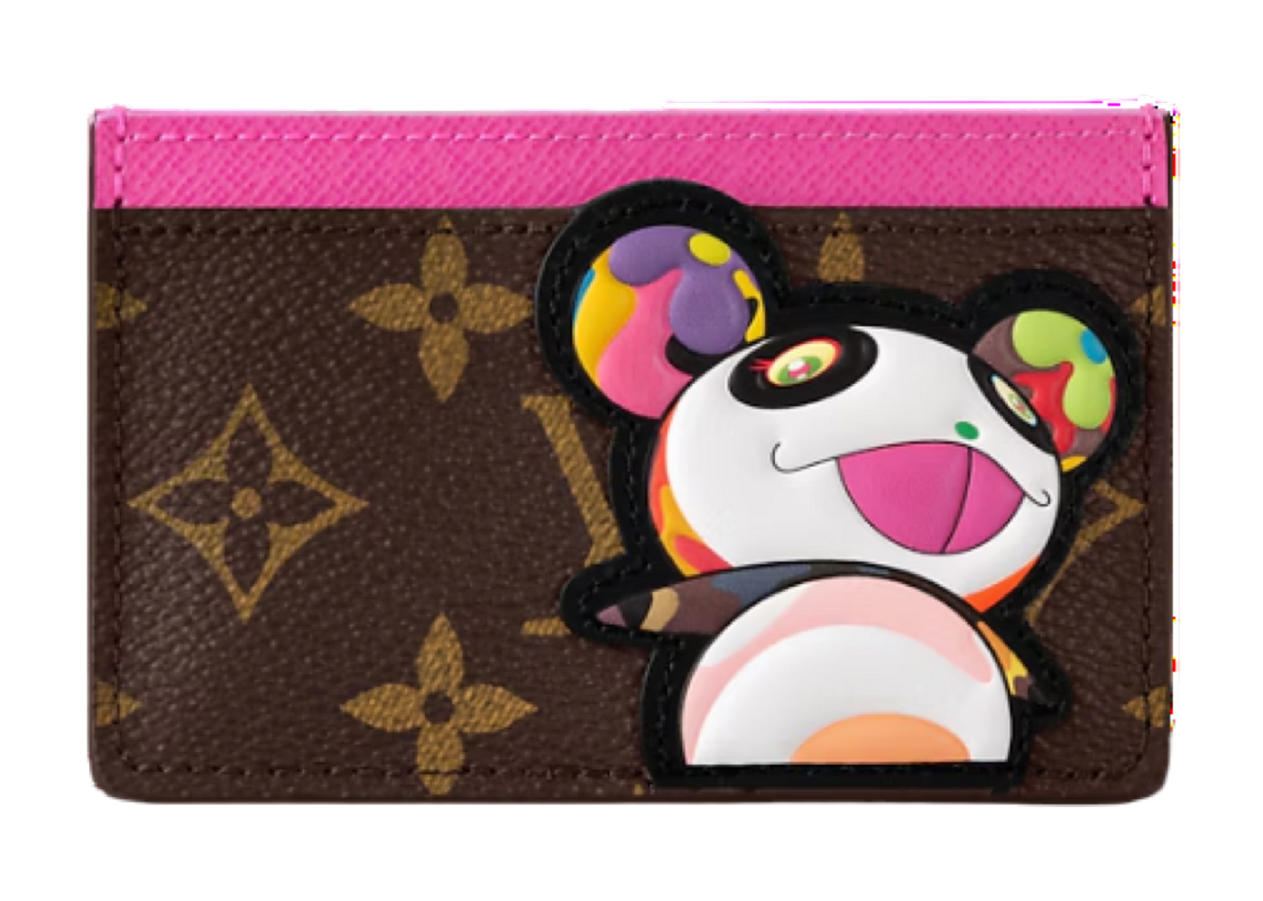 Beli Louis Vuitton x Takashi Murakami Panda Card Holder Monogram