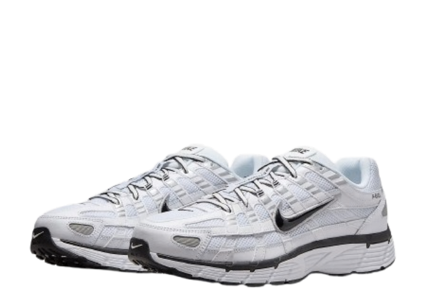Beli Nike P-6000 White Metallic Silver Black | Kick Avenue