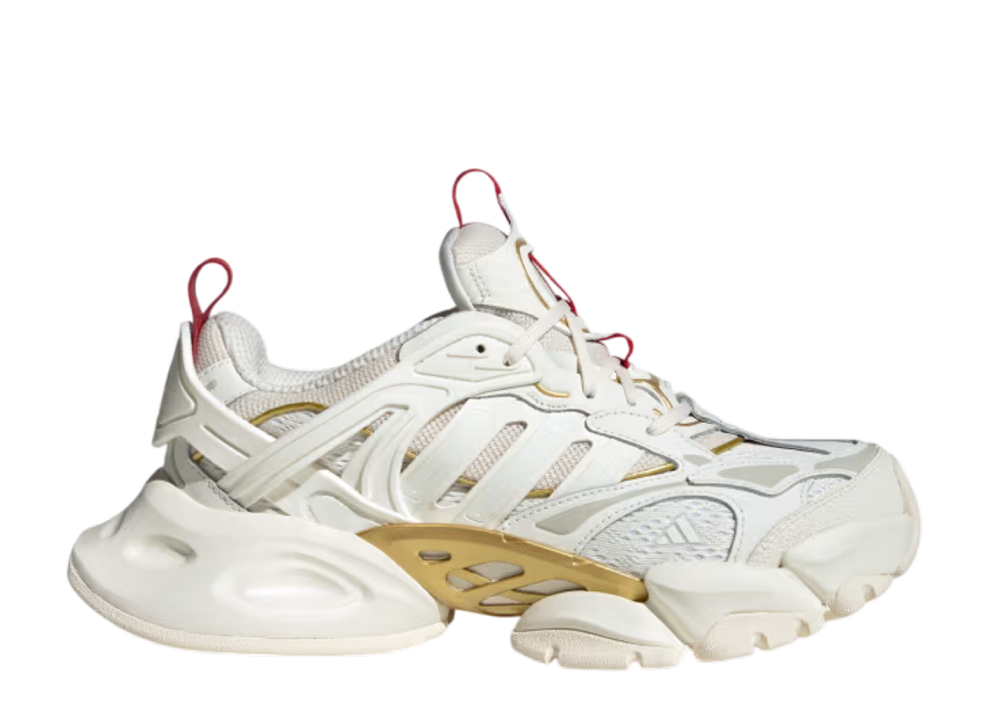 からん Beli Adidas XLG Runner Deluxe White Gold Metallic | Kick Avenue