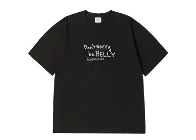 Tシャツ・カットソー ACME DE LA VIE BABY FACE CAT HUG GIRL SHORT SLEEVE 4BUK075 BABY FACE CAT HUG GIRL SHORT SLEEVE T-SHIRT BLACK - ACMÉ DE