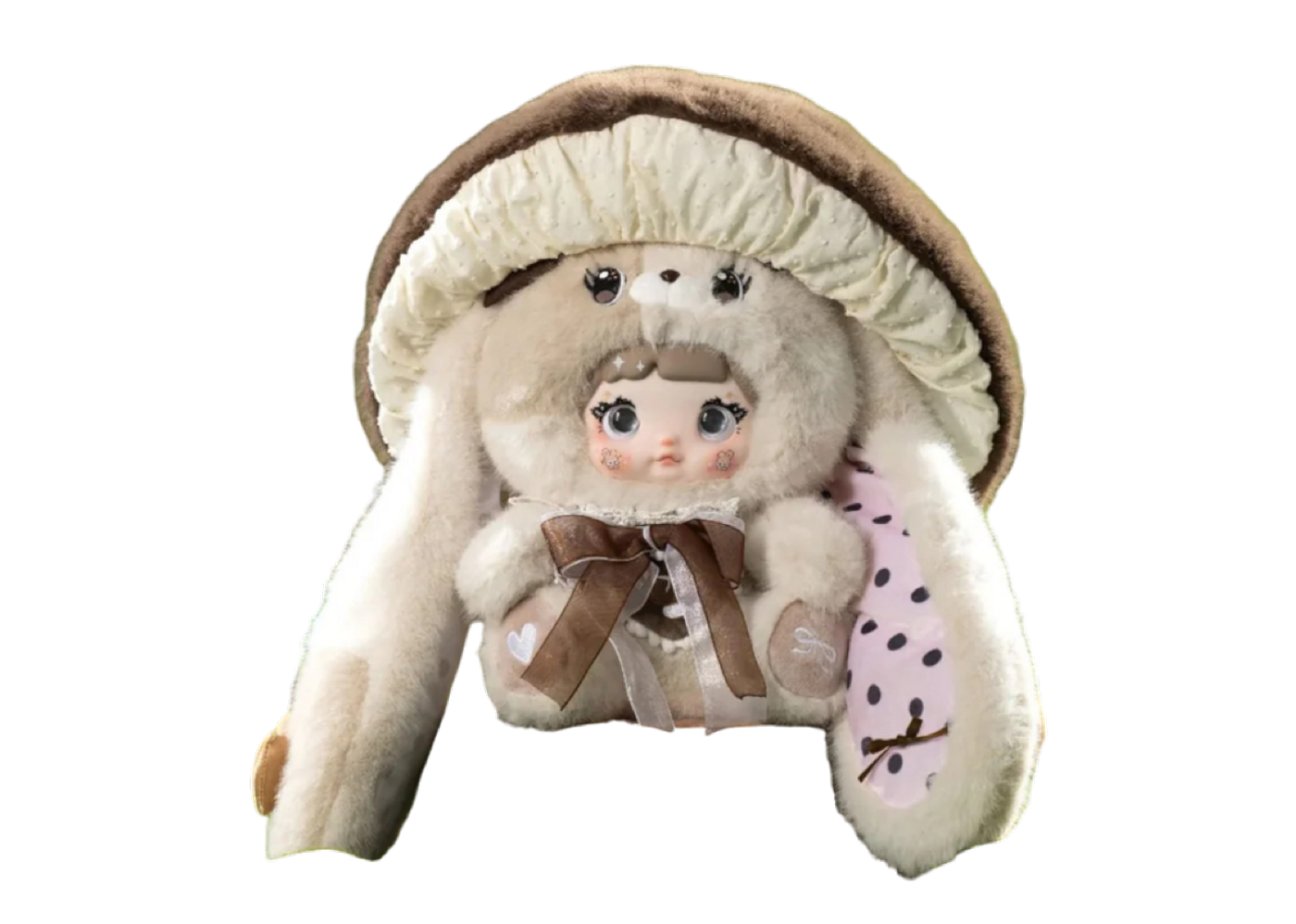 Nommi 400%マッシュルームハットシリーズ Mocha Nommi Mushroom Hat 400% Vinyl Plush Doll Series Mocha – TOYSEZ