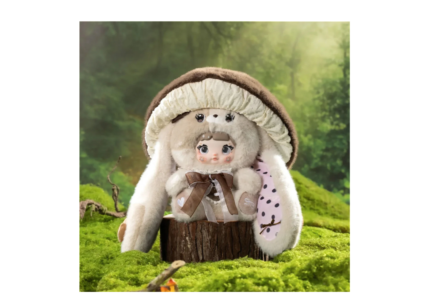 Nommi 400%マッシュルームハットシリーズ Mocha Nommi 400% Version 2 in Mushroom Hat Series. Meet Mocha 😍