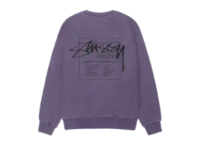 ★25SS 大人気★STUSSY MODERN AGE CREW PIGMENT DYED Modern Age Crew Pigment Dyed – Black | Sweats | Stüssy