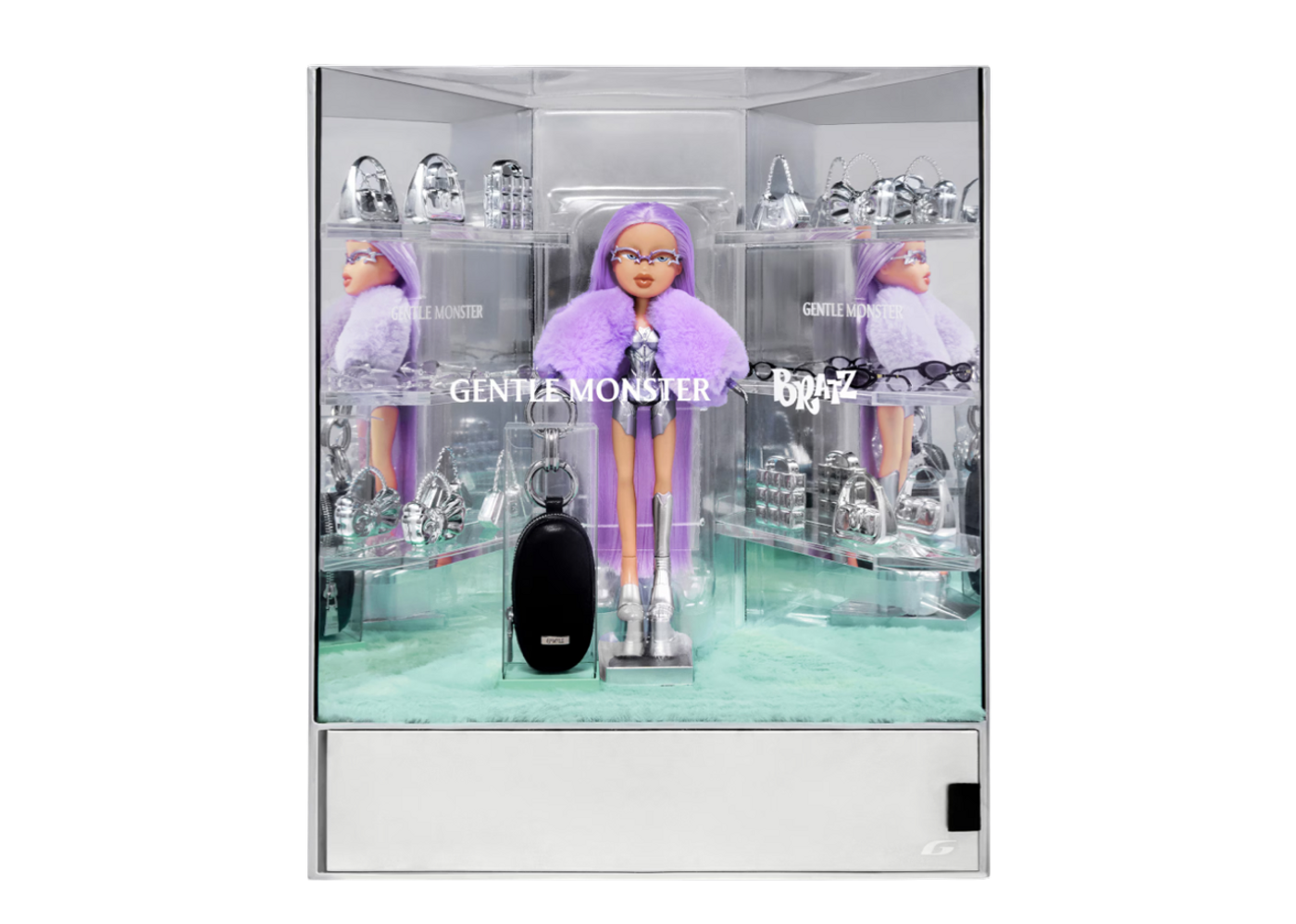 Beli Gentle Monster Bratz Pico 02 (V) Glossy Silver Metal