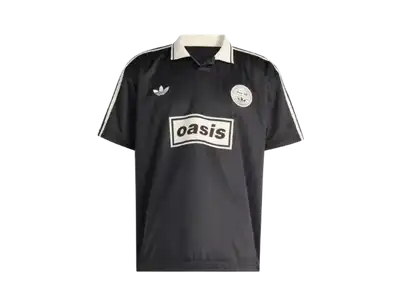 Adidas x Oasis Tour Jacquard Jersey Black | Kick Avenue
