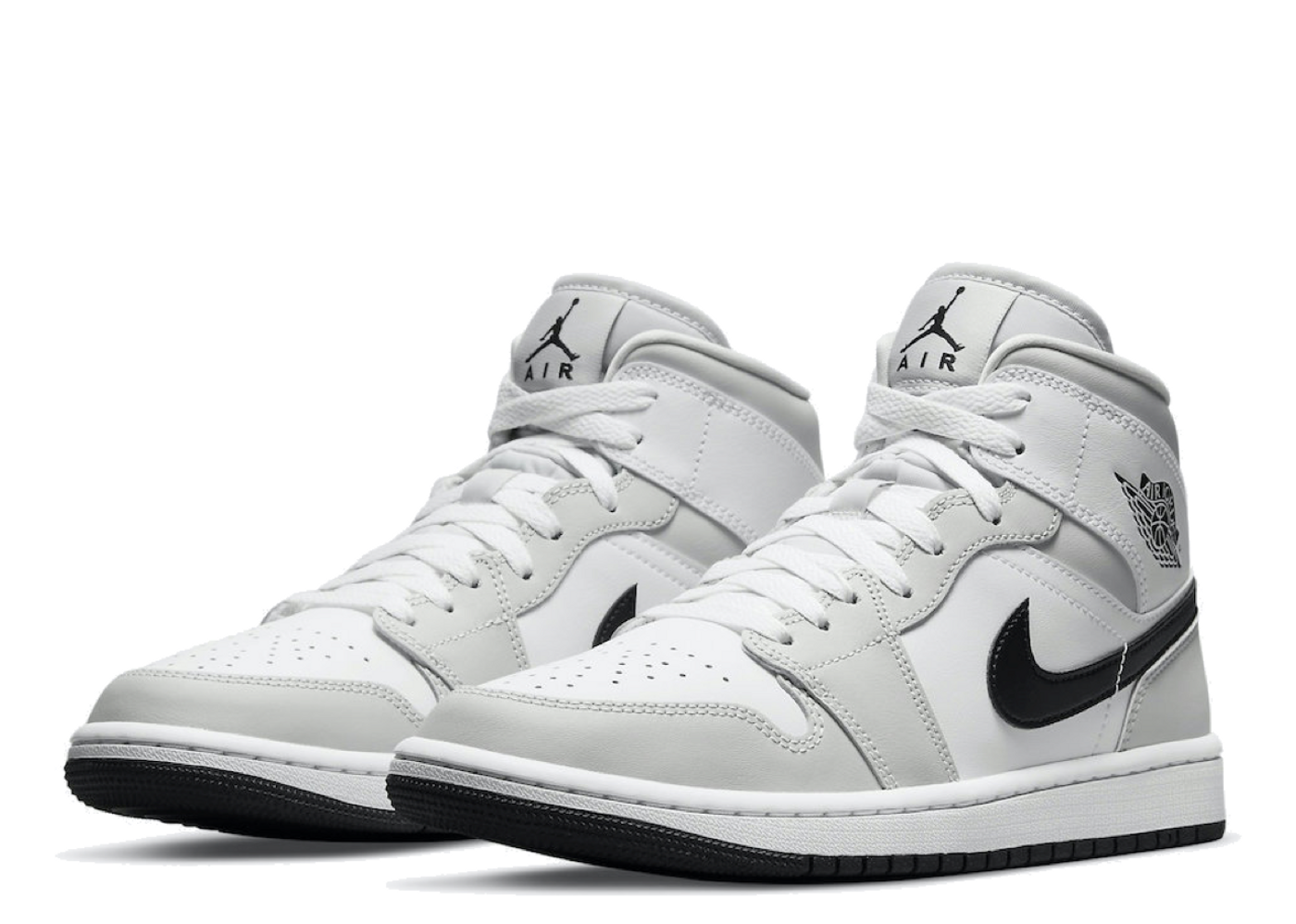 Beli Air Jordan 1 Mid Light Smoke Grey (Women's) | Kick Avenue