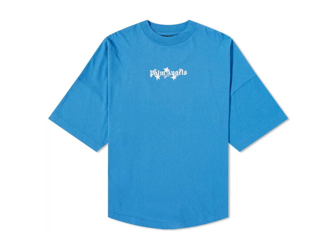Palm Angels / SHOOTINGSTARS / ロンT Beli Palm Angels Shooting Stars Oversized Logo Tee Blue