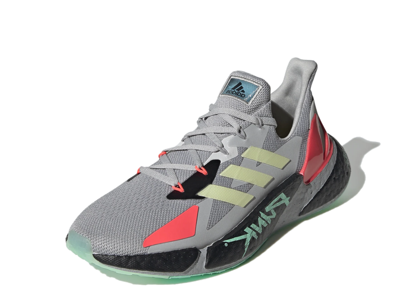 Beli Adidas X9000L4 Cyberpunk 2077 Grey Yellow Zest Pink | Kick Avenue