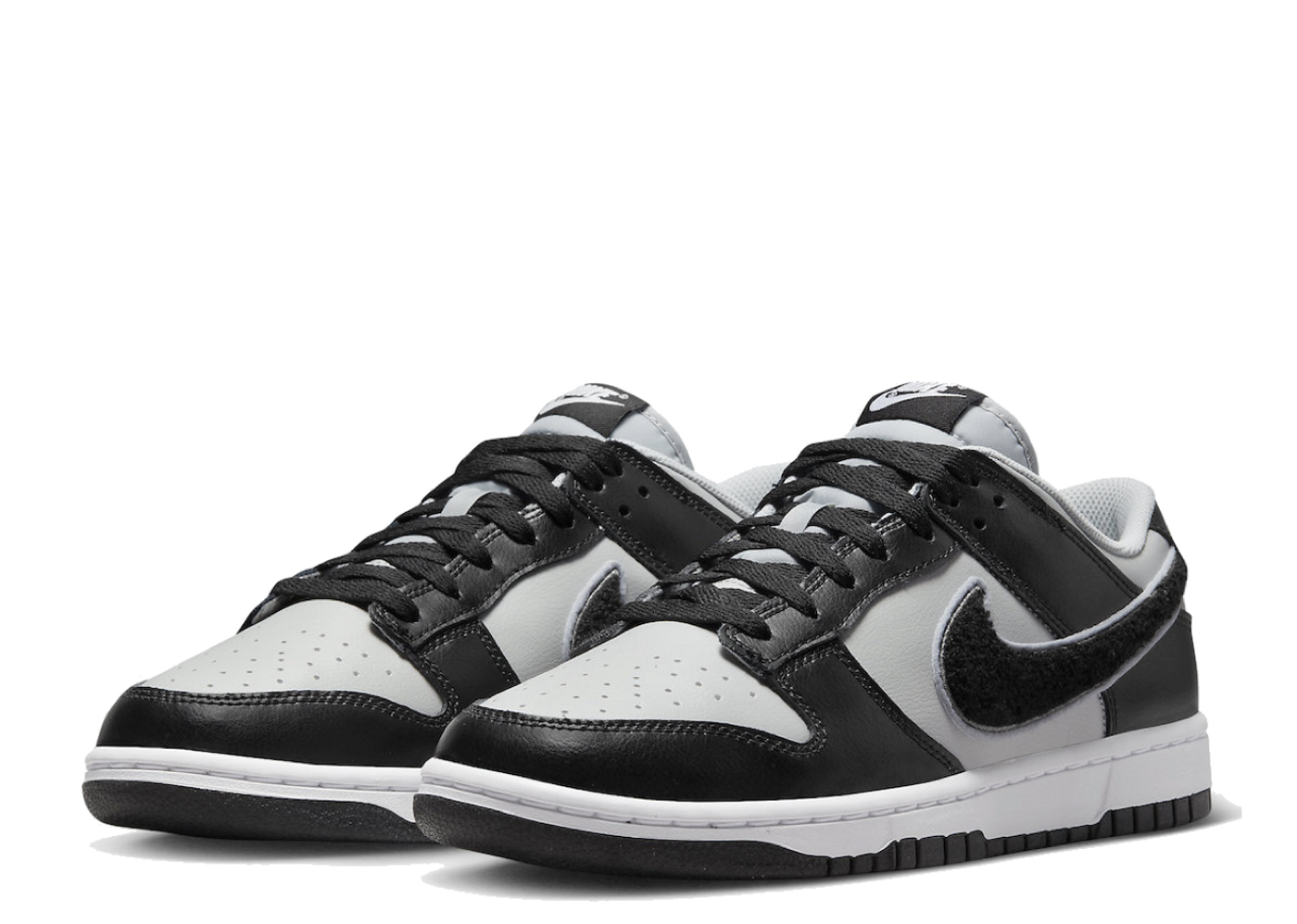 【本物保証 /関税・送料無料】Nike Dunk Low Chenille Swoosh Dunk Low Chenille Swoosh Black Grey Sale – Kicks Machine