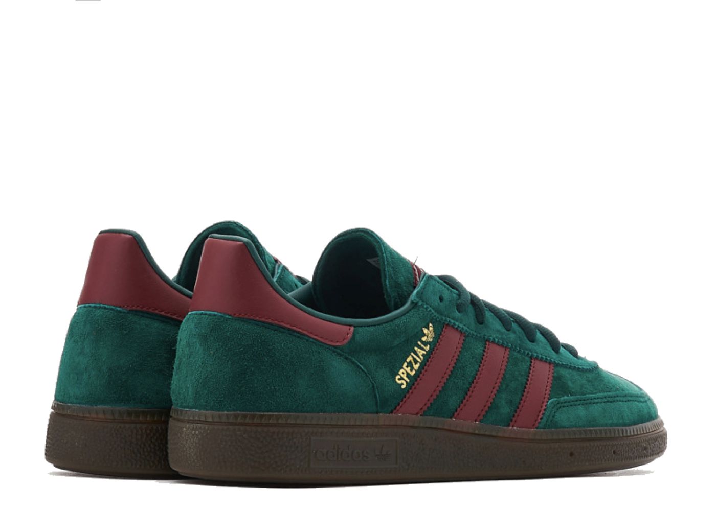 スニーカー adidas ADIDAS SPEZIAL TRAINERS GREEN BURGUNDY adidas Handball Spezial Collegiate Green Burgundy Men's