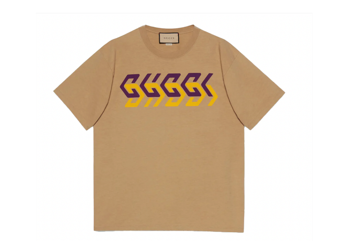 Beli Gucci Mirror Logo-Print T-Shirt | Kick Avenue