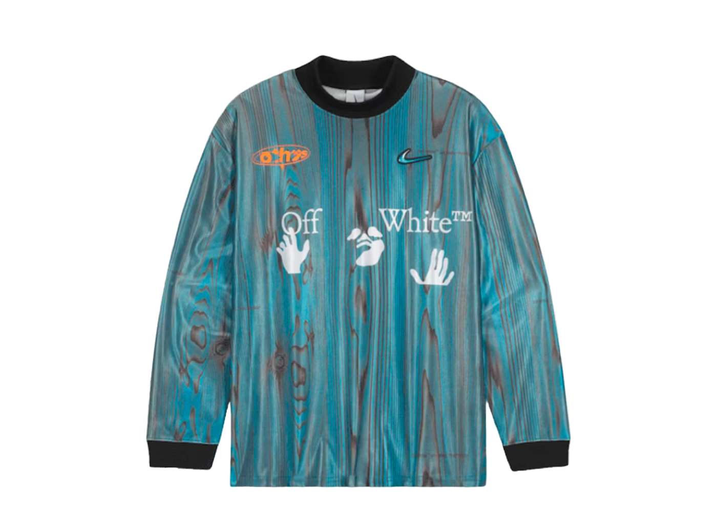 Beli OFF-WHITE X Nike 001 Soccer Jersey Blue | Kick Avenue