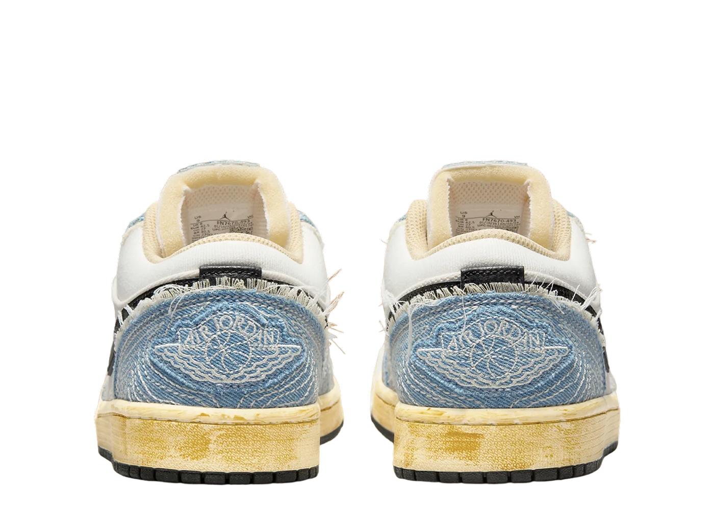 Beli Air Jordan 1 Low SE WRMK Sashiko Denim | Kick Avenue