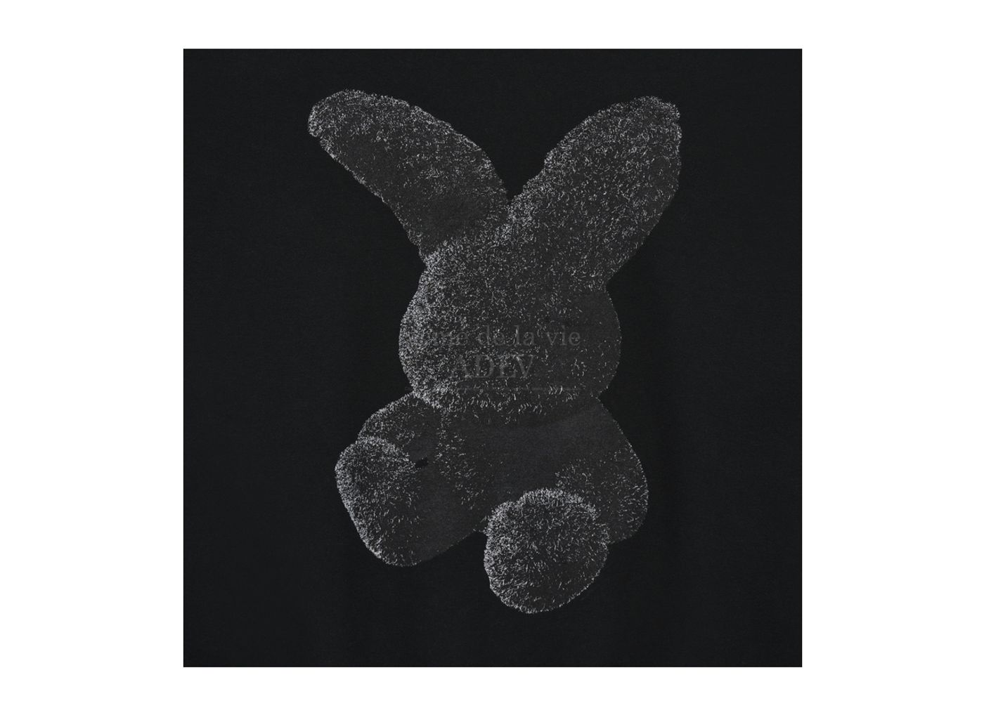 Beli Acme De La Vie Cream Fuzzy Rabbit Hoodie Black | Kick