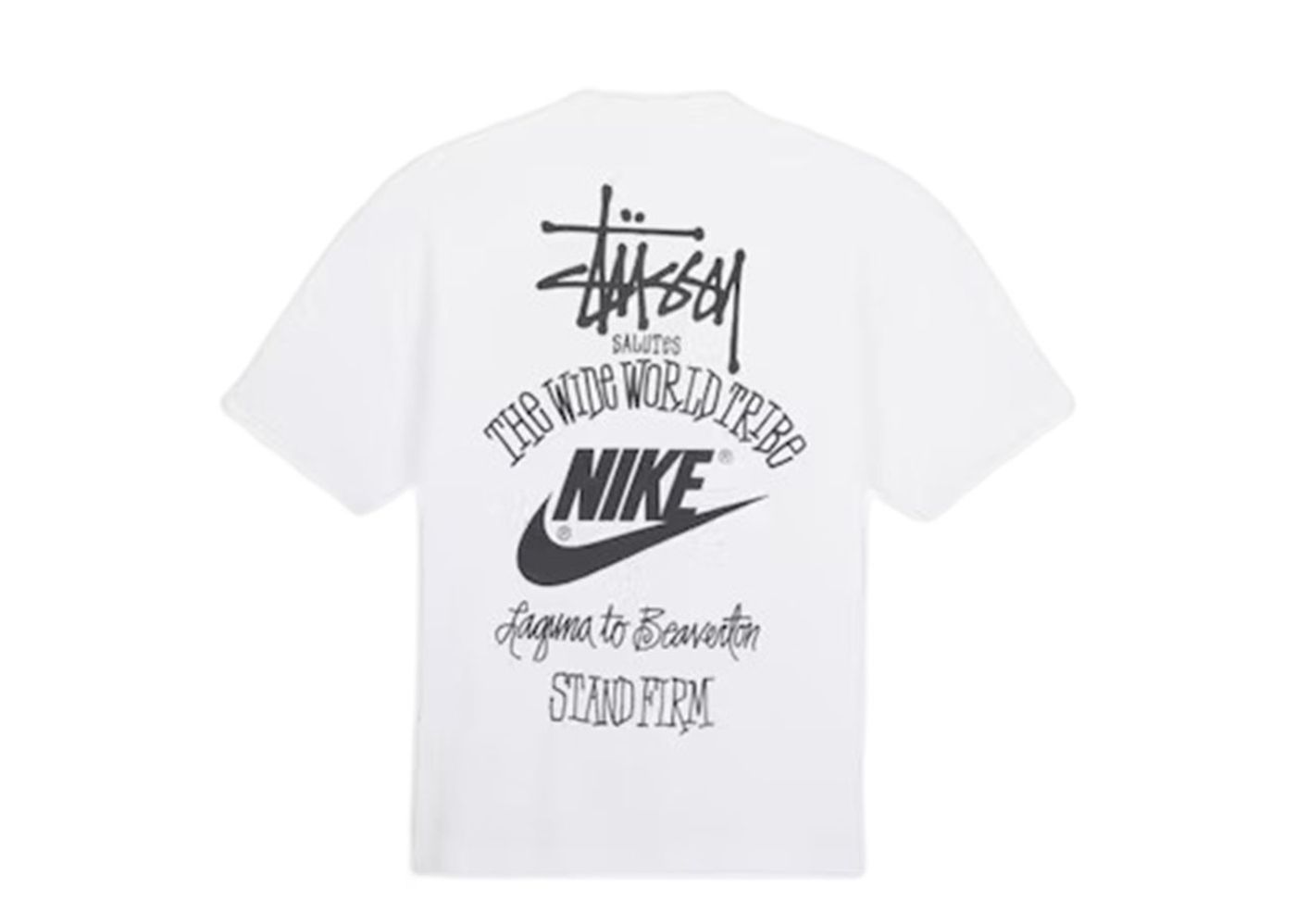 ★日本未入荷/国内即発*STUSSY*BOLD STRIPE Tシャツ/W-WHITE★ STUSSY(ステューシー) 90's USA made Bin lid logo graphic T