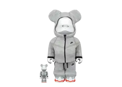 atmos - 未開封 BE@RBRICK atmos EMOJI 100% &amp; 400％ Bearbrick Atmos 100% & 400% Set Black - US