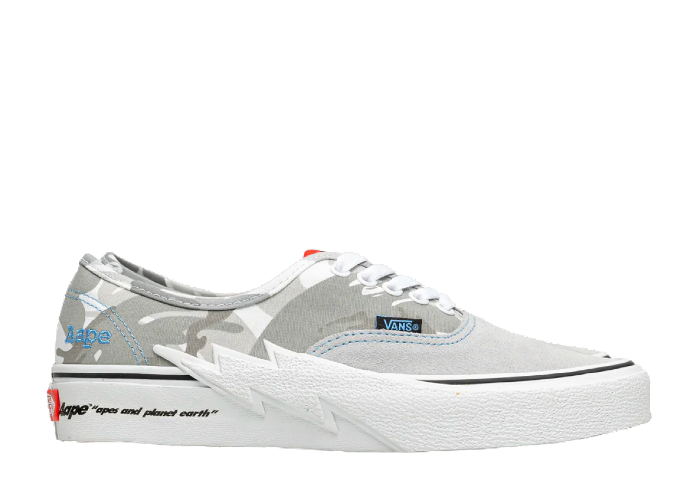 ★人気★【VANS】★AAPE X VANS AUTHENTIC BOLT★スニーカー★ AAPE × Vans 『Authentic Bolt & Sk8-Hi Bolt』が国内9月8日に